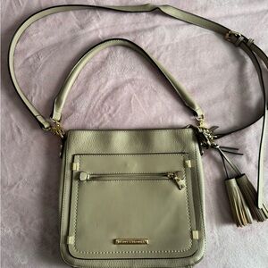 Poppy & Peonies taupe Crossbody Bag
